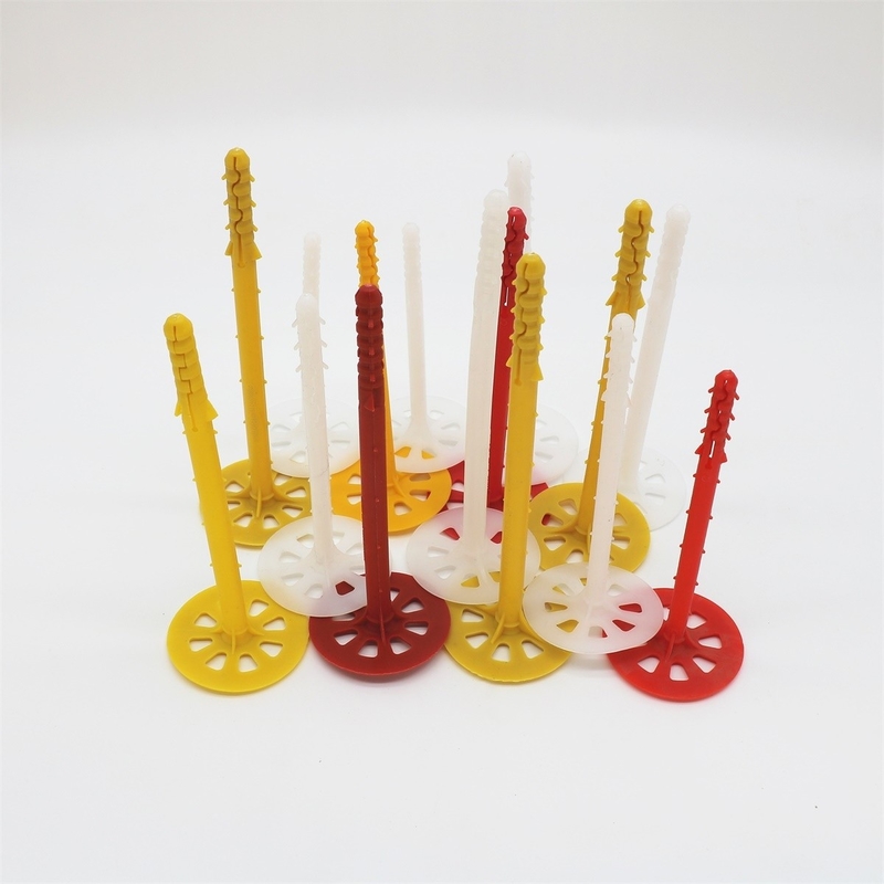 Plastic Thermal External Wall Plastic Insulation Fixings Anchor 250mm For Polystyrene Board