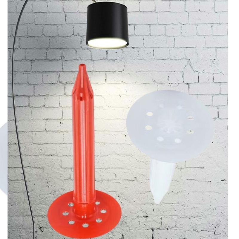Plastic Wall Insulation Nails For Fixing Mineral Wool EPS XPS Boards Air Nail Guns Plastic Insulation Fasteners