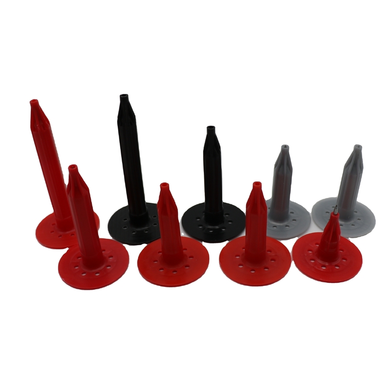 Hdpe Shooting Wall Insulation Anchors Nails For Insulation Fasteners Fixing 48MM Length Steel