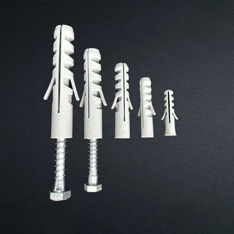 ผนังและเพดาน การขยาย Bolts พลาสติกที่มีคอนกรีตที่เหมาะสม พลาสติกการขยาย Plug พื้น cylindrical